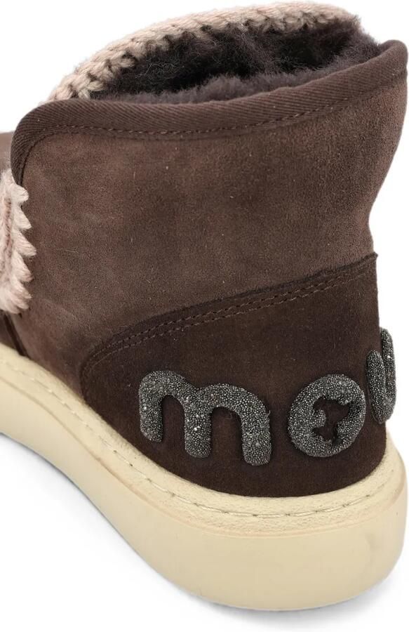 Mou Bold sneakers met logo met glitters Bruin - Foto 4
