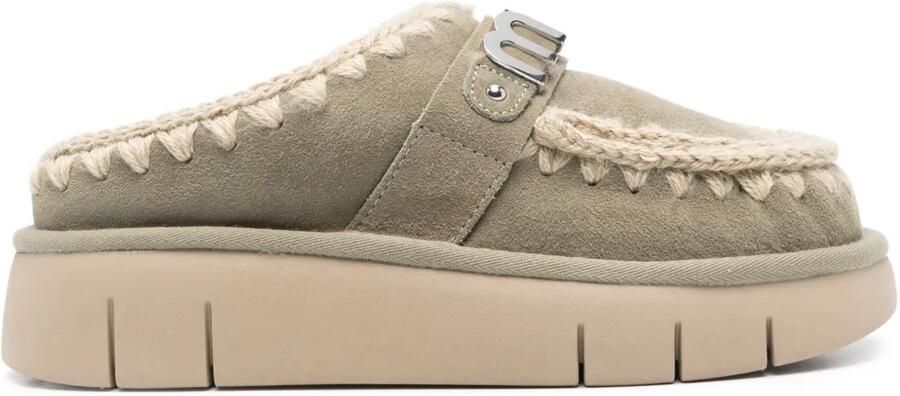 Mou Bounce Clog slippers Groen