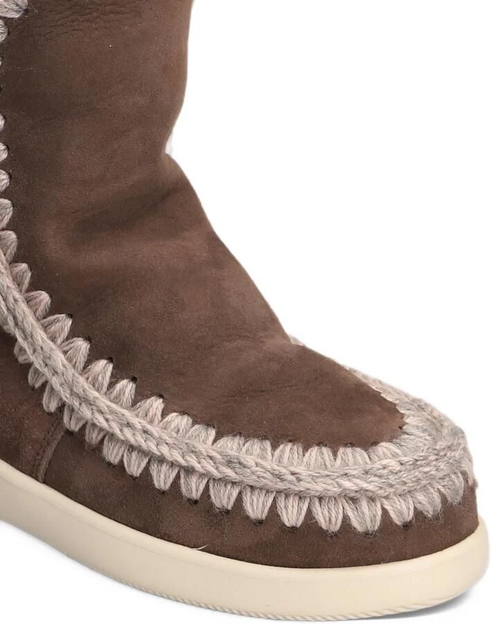 Mou crochet-trim ankle boots Bruin - Foto 4