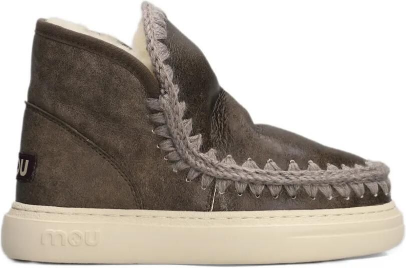 Mou crochet-trim ankle boots Bruin