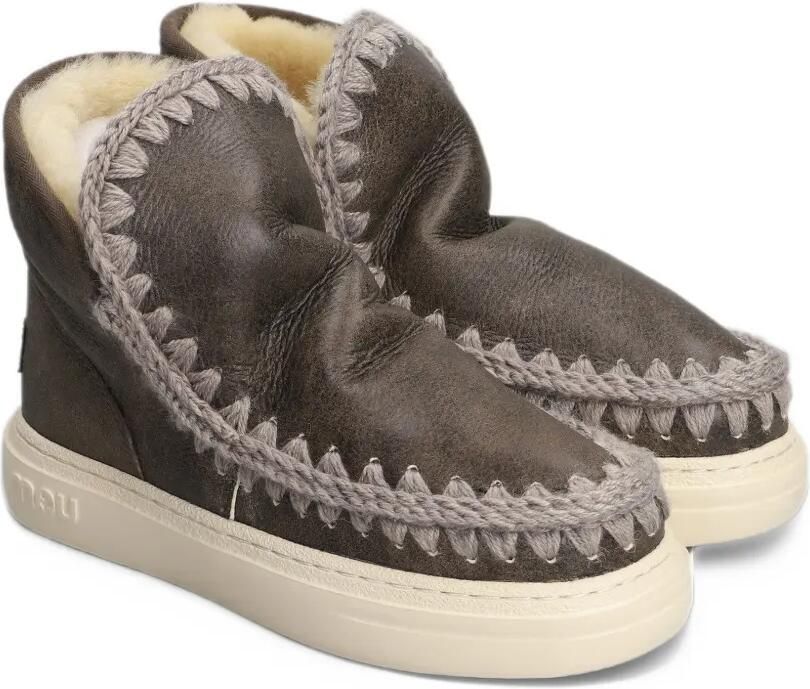 Mou crochet-trim ankle boots Bruin - Foto 3