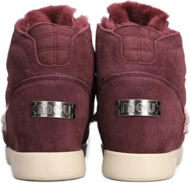 Mou crochet-trim lace-up boots Rood - Foto 3
