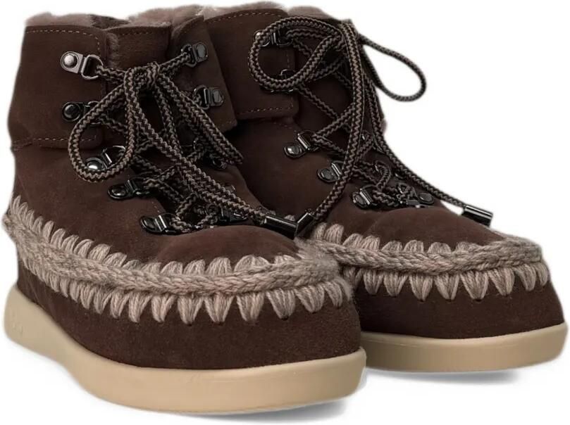 Mou crochet-trim snow boots Bruin - Foto 4