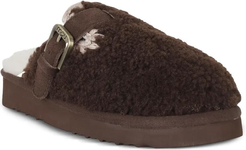 Mou Curly slippers met gespsluiting Bruin - Foto 2