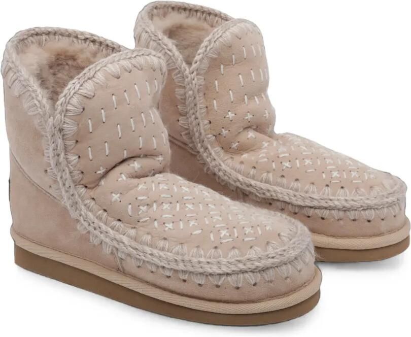 Mou Eskimo 18 Sashiko enkellaarzen Beige - Foto 3