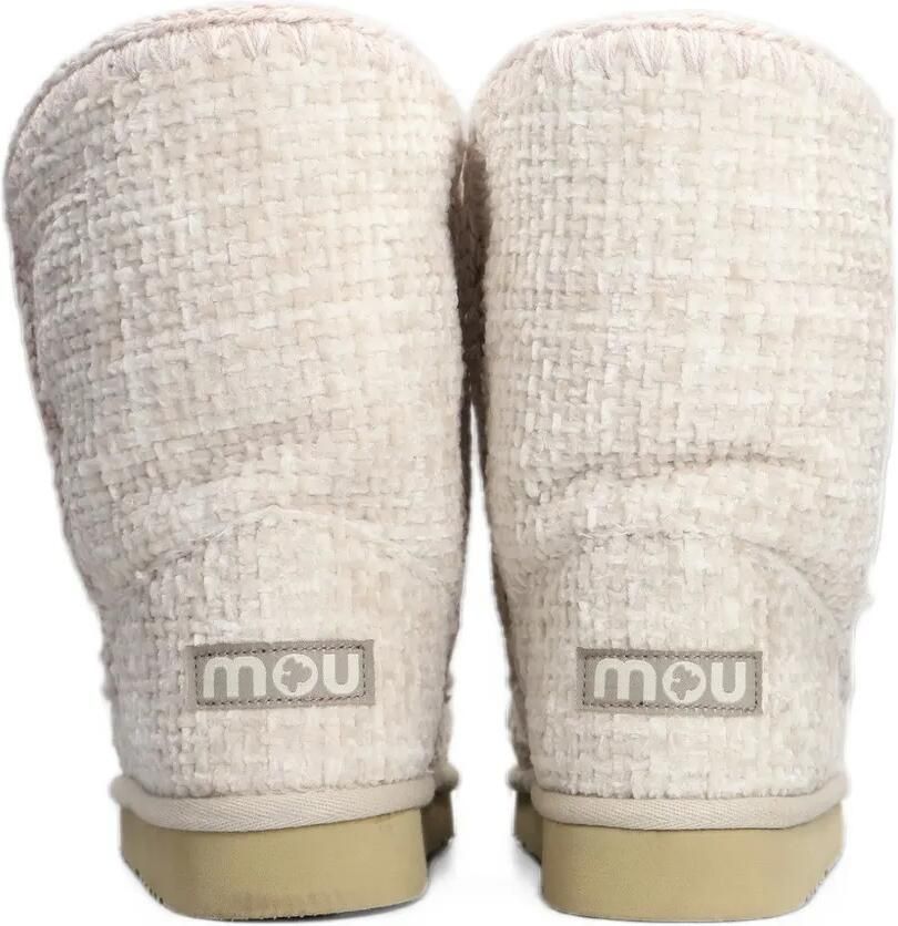 Mou Eskimo 24 crochet-stitch woven boots Beige - Foto 2
