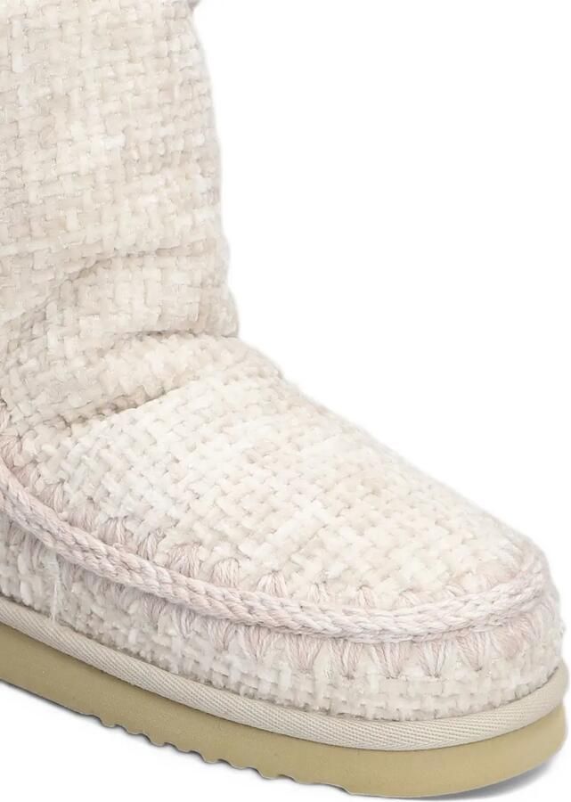 Mou Eskimo 24 crochet-stitch woven boots Beige - Foto 5