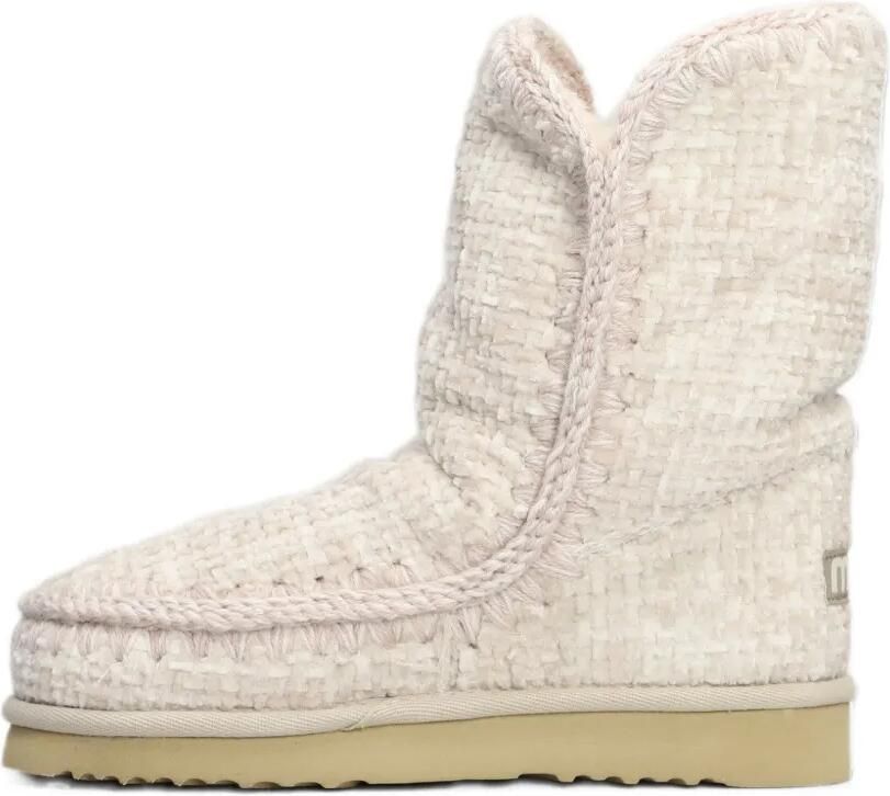 Mou Eskimo 24 crochet-stitch woven boots Beige - Foto 4