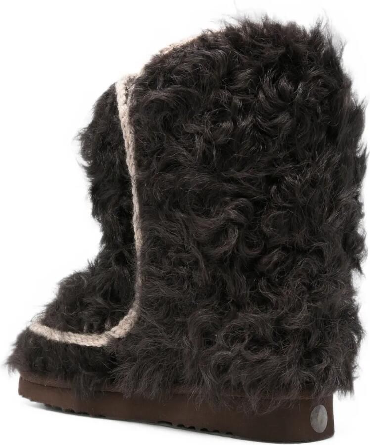 Mou Eskimo 24 enkellaarzen met gehaakte afwerking Bruin - Foto 2