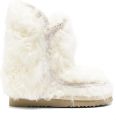 Mou Eskimo 24 crochet-trim boots Wit - Wit