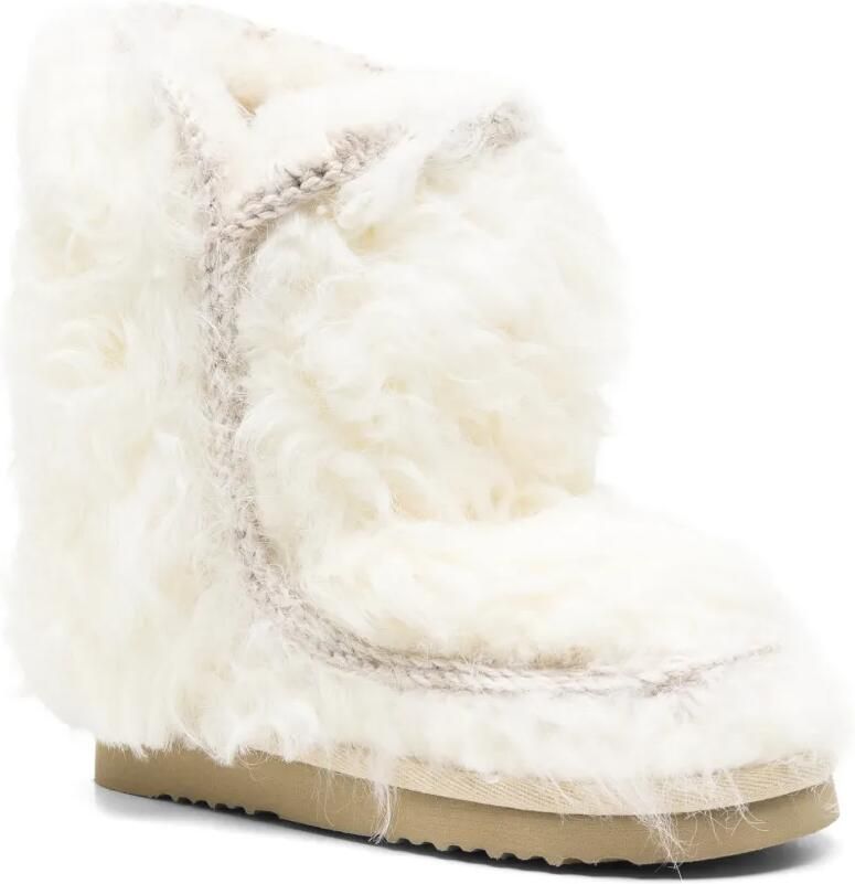 Mou Eskimo 24 crochet-trim boots Wit - Foto 2