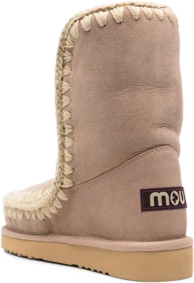 Mou Eskimo 24 laarzen met gehaakte afwerking Bruin - Foto 3