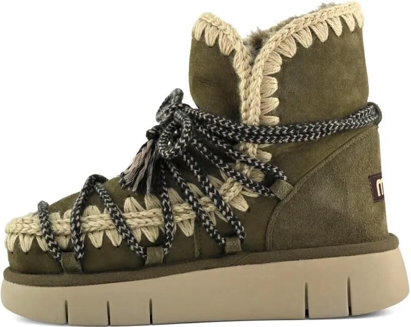 Mou Eskimo Bounce laarzen met gehaakte afwerking Groen - Foto 3