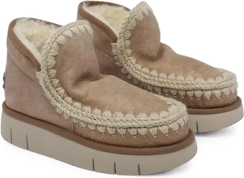 Mou Eskimo Bounce laarzen met gehaakte afwerking Beige - Foto 4
