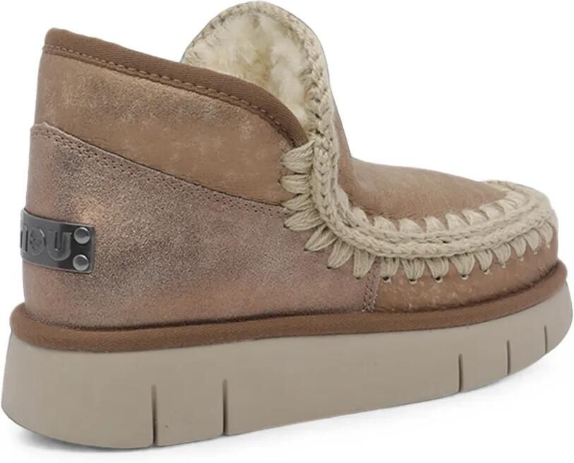 Mou Eskimo Bounce laarzen met gehaakte afwerking Beige - Foto 2