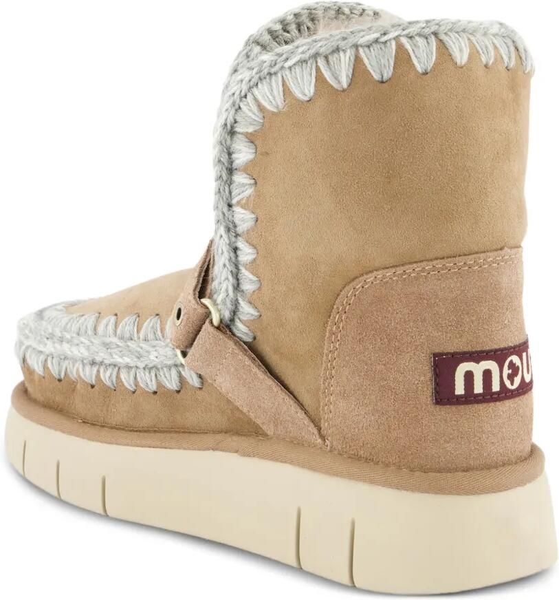 Mou Eskimo Bounce laarzen met gehaakte afwerking en gesp Beige - Foto 2