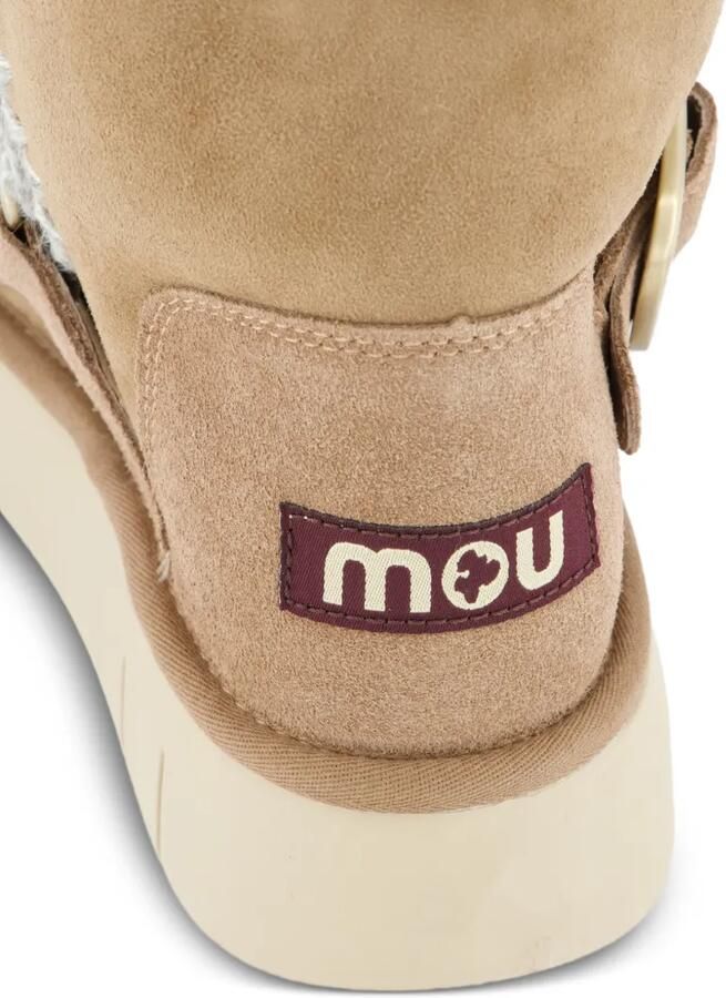 Mou Eskimo Bounce laarzen met gehaakte afwerking en gesp Beige - Foto 3