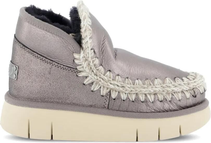 Mou Eskimo Bounce leren sneakers Grijs