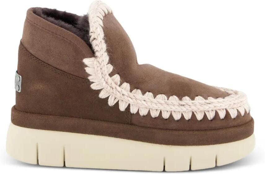 Mou Eskimo Bounce Welt sneakers met gehaakte afwerking Bruin