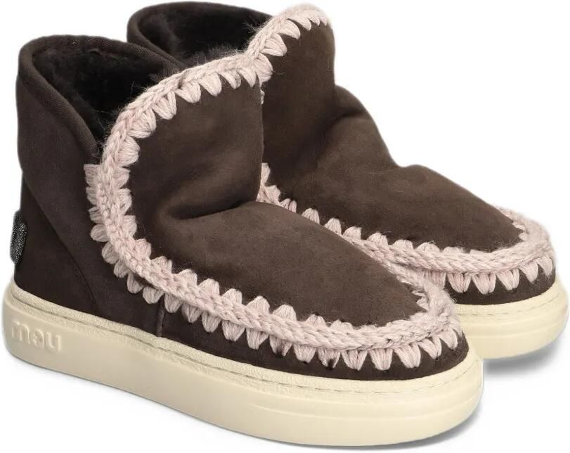 Mou Eskimo crochet-trim ankle boots Bruin - Foto 4