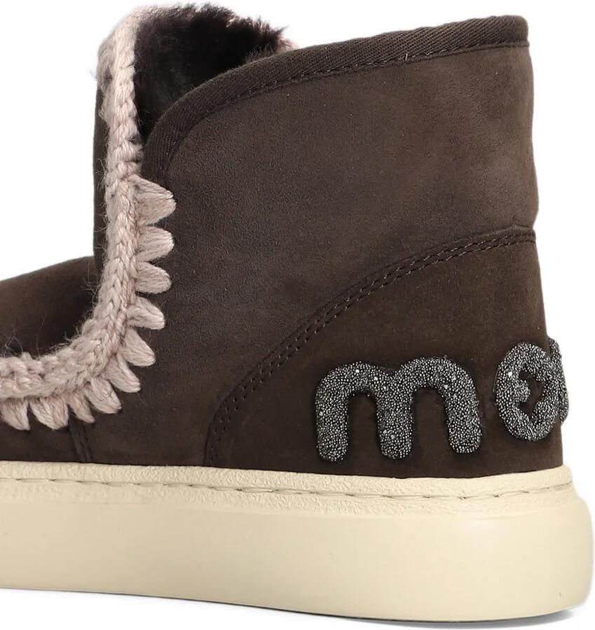 Mou Eskimo crochet-trim ankle boots Bruin - Foto 2