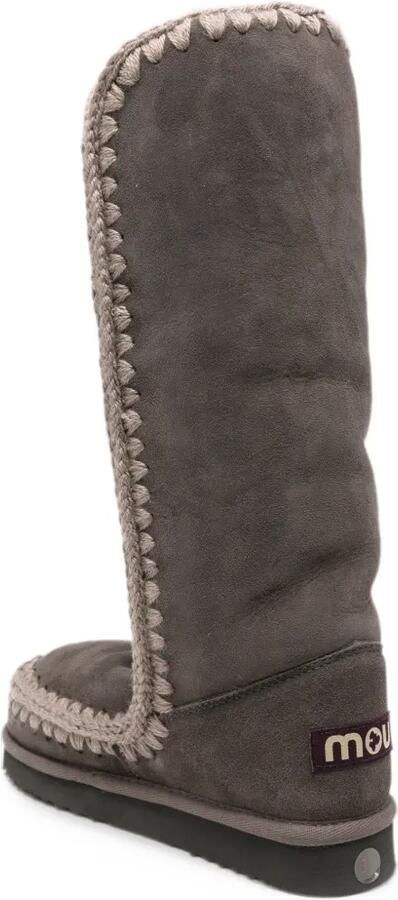 Mou Eskimo crochet-trim boots Grijs - Foto 3