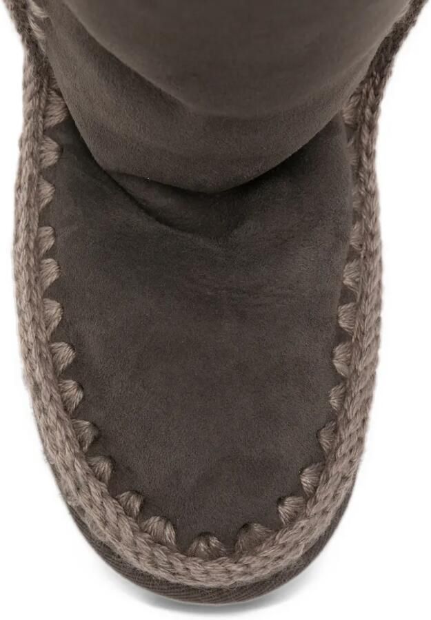 Mou Eskimo crochet-trim boots Grijs - Foto 2