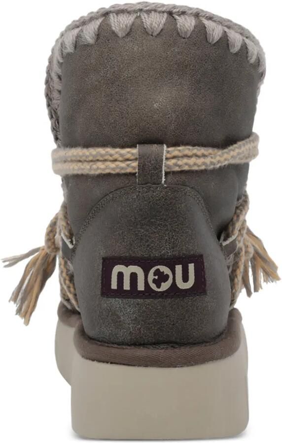 Mou Eskimo veterlaarzen met gehaakte afwerking Bruin - Foto 4
