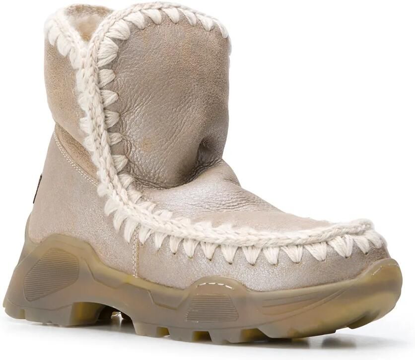 Mou Eskimo enkellaarzen Beige - Foto 2