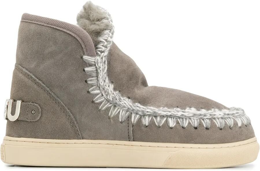 Mou Eskimo enkellaarzen Zilver
