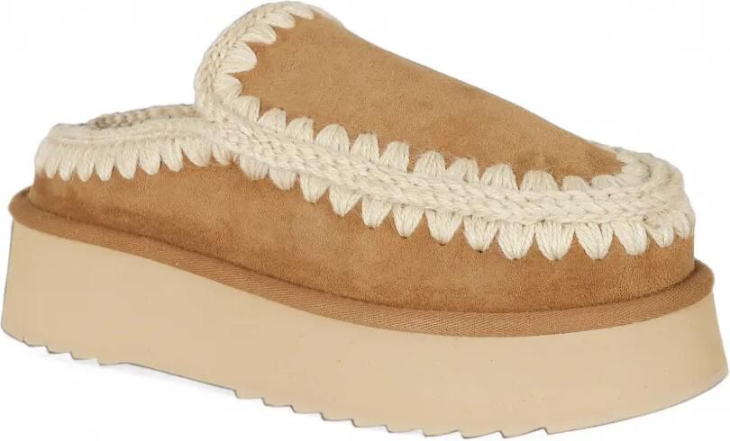 Mou Eskimo platform slippers Bruin - Foto 2