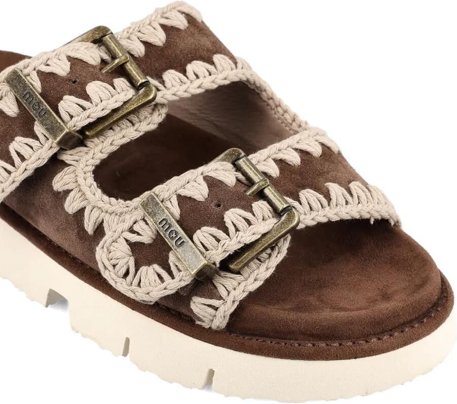 Mou Gehaakte sandalen Bruin - Foto 2