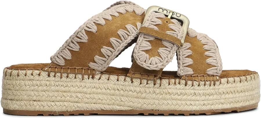 Mou Jute sandalen Bruin