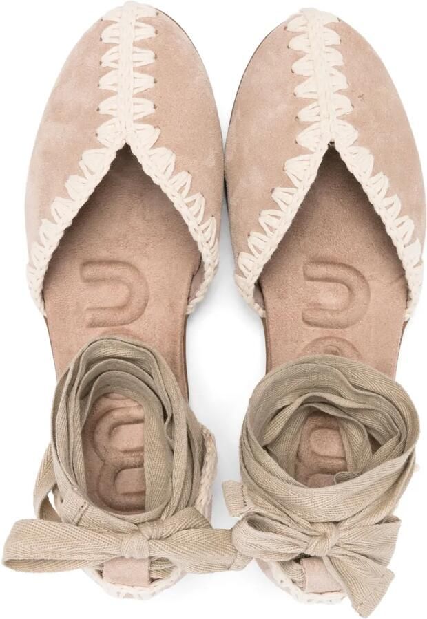 Mou Kids Ballerina's met afwerking Beige - Foto 2