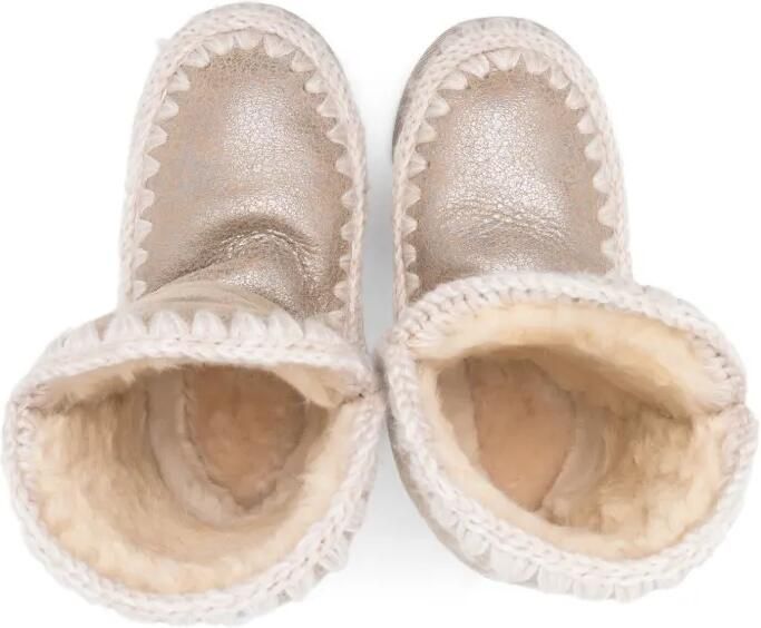 Mou Kids Enkellaarzen Beige - Foto 3