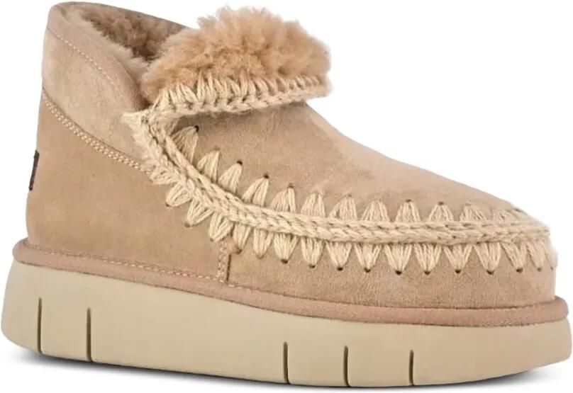 Mou Kids Eskimo Bounce sneakers met gehaakte stiksels Beige - Foto 3