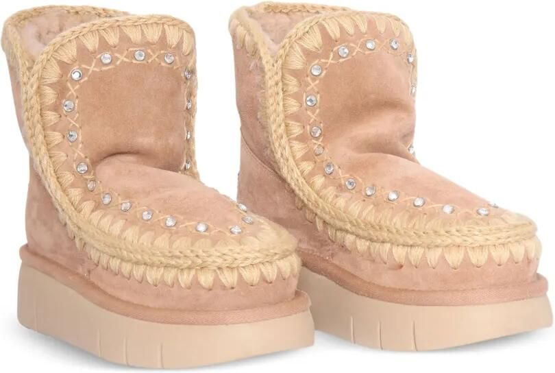 Mou Kids Laarzen verfraaid met kristallen Beige - Foto 3