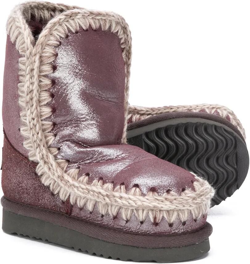 Mou Kids Metallic enkellaarzen Paars - Foto 2