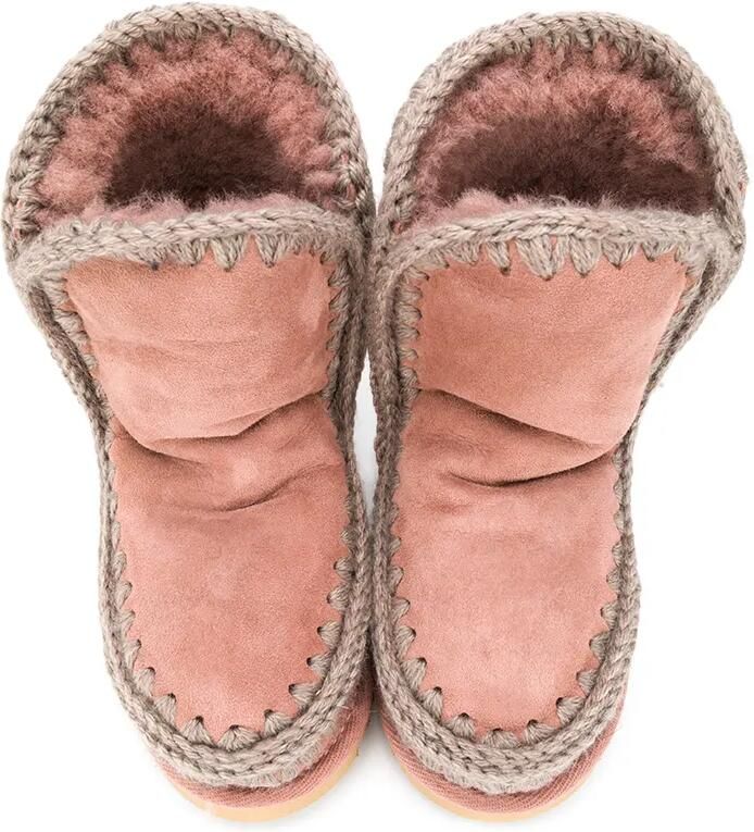 Mou Kids Snowboots met lammy voering Roze - Foto 2