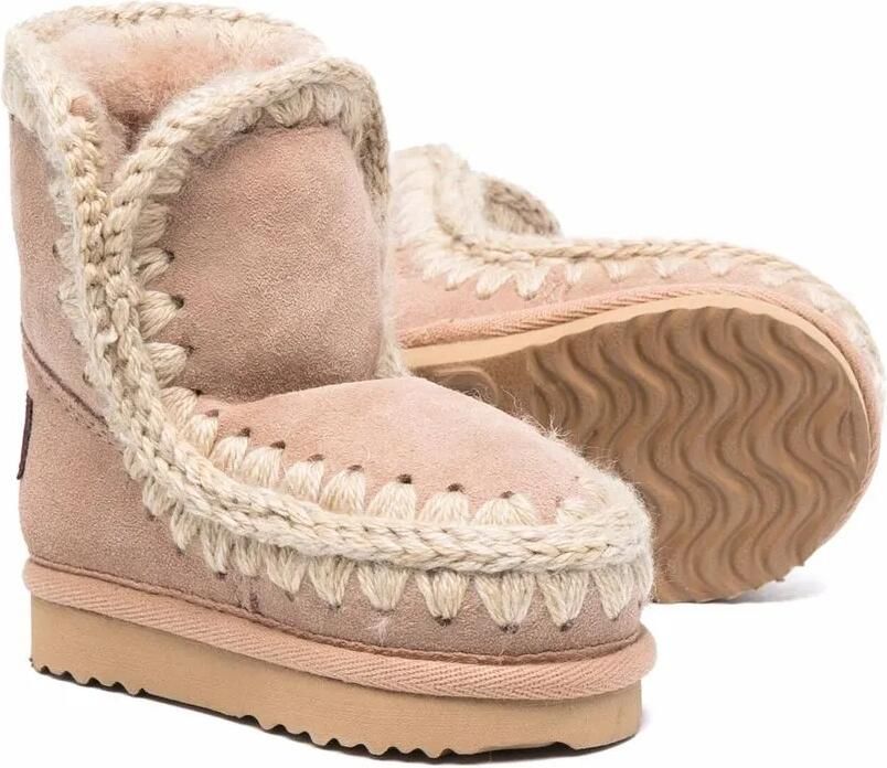 Mou Kids Suède enkellaarzen Beige - Foto 2
