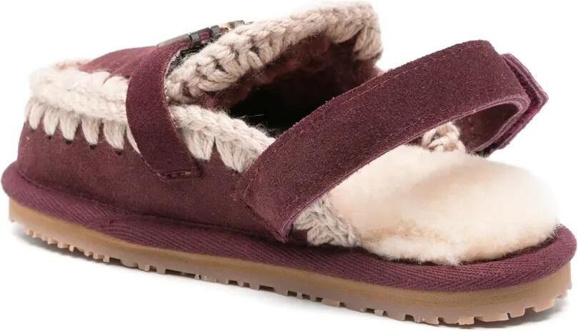 Mou Kids Suède slippers Paars - Foto 2