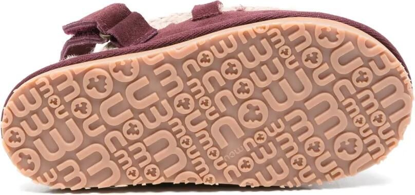Mou Kids Suède slippers Paars - Foto 3