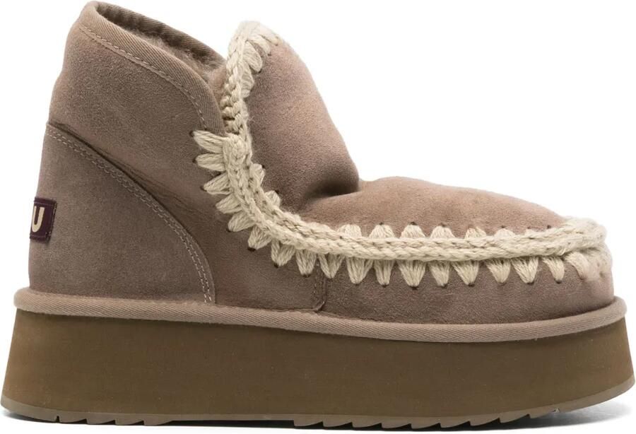 Mou Kleine laarzen Beige