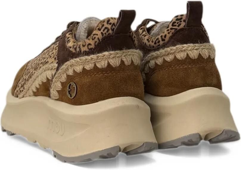 Mou leopard-print Speed sneakers Bruin - Foto 3