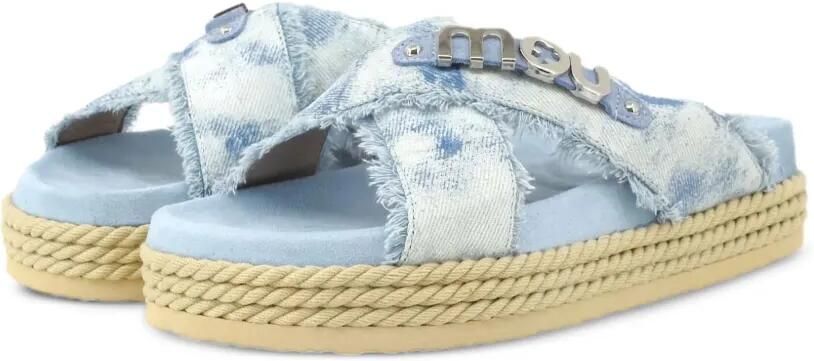 Mou Leren sandalen Blauw - Foto 3