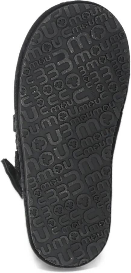 Mou logo-plaque wool-stitch mules Zwart - Foto 4