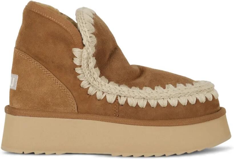 Mou Mini Eskimo laarzen met plateauzool Bruin
