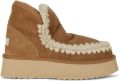 Mou Mini Eskimo laarzen met plateauzool Bruin - Bruin