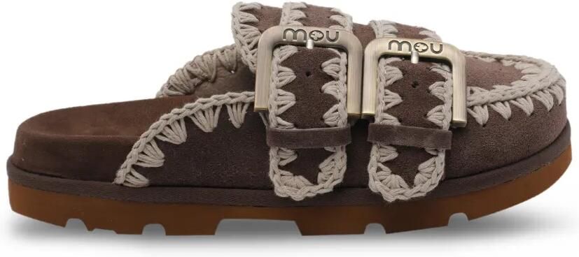 Mou Sabot sandalen Bruin