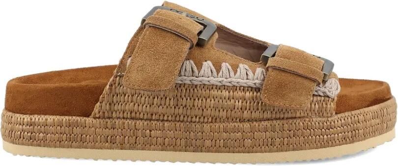 Mou Sandalen met gesp Bruin